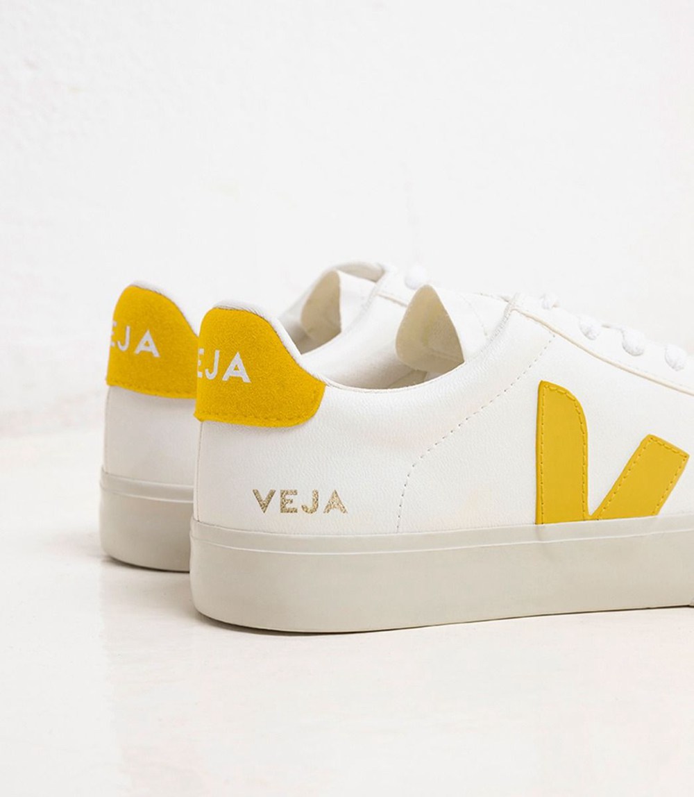 Veja Trainers Mens White - Campo Chromefree - ZBXV-75496